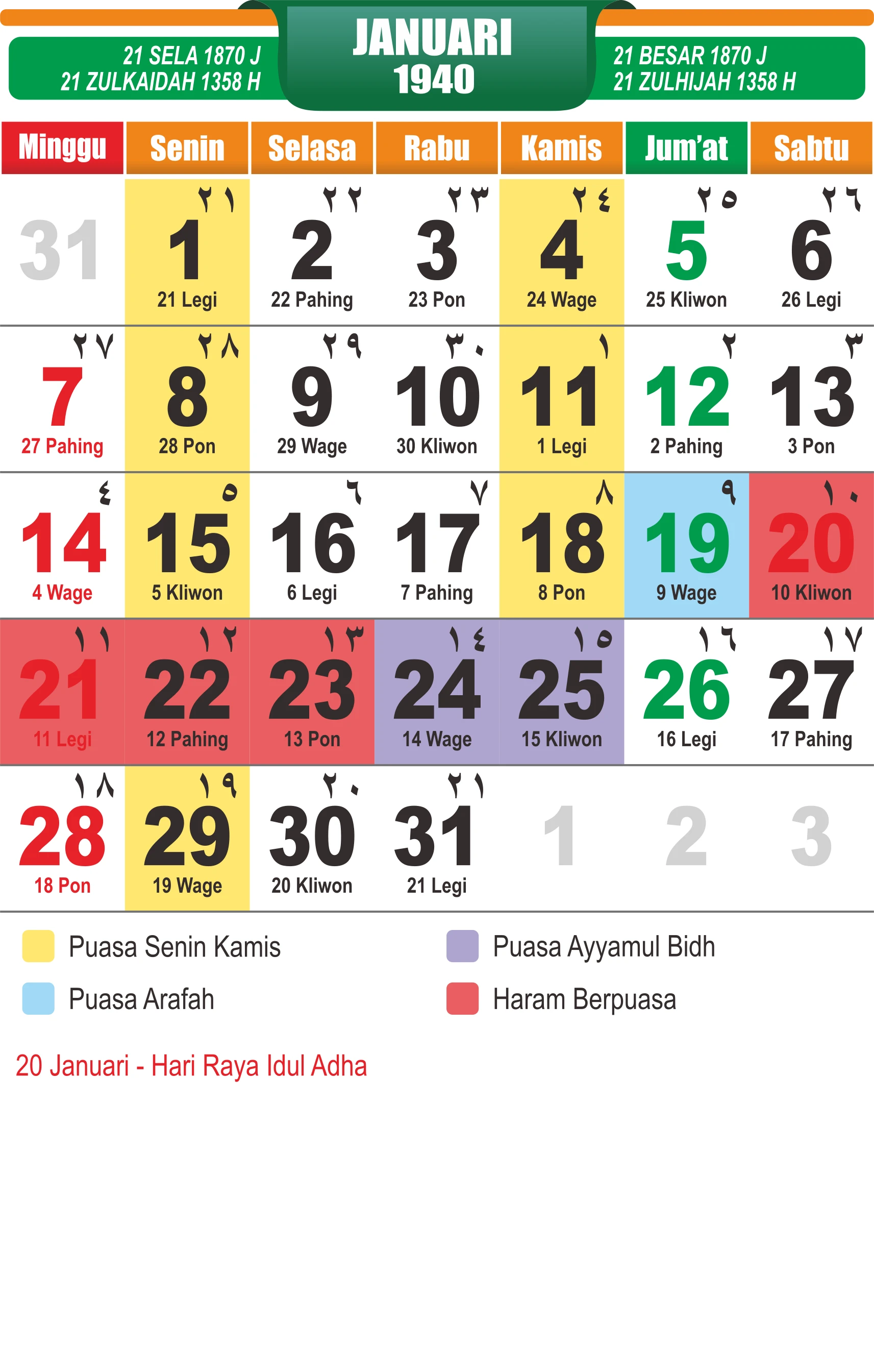 template-10 - Januari 1940