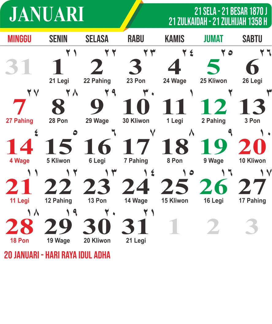 template-2 - Januari 1940