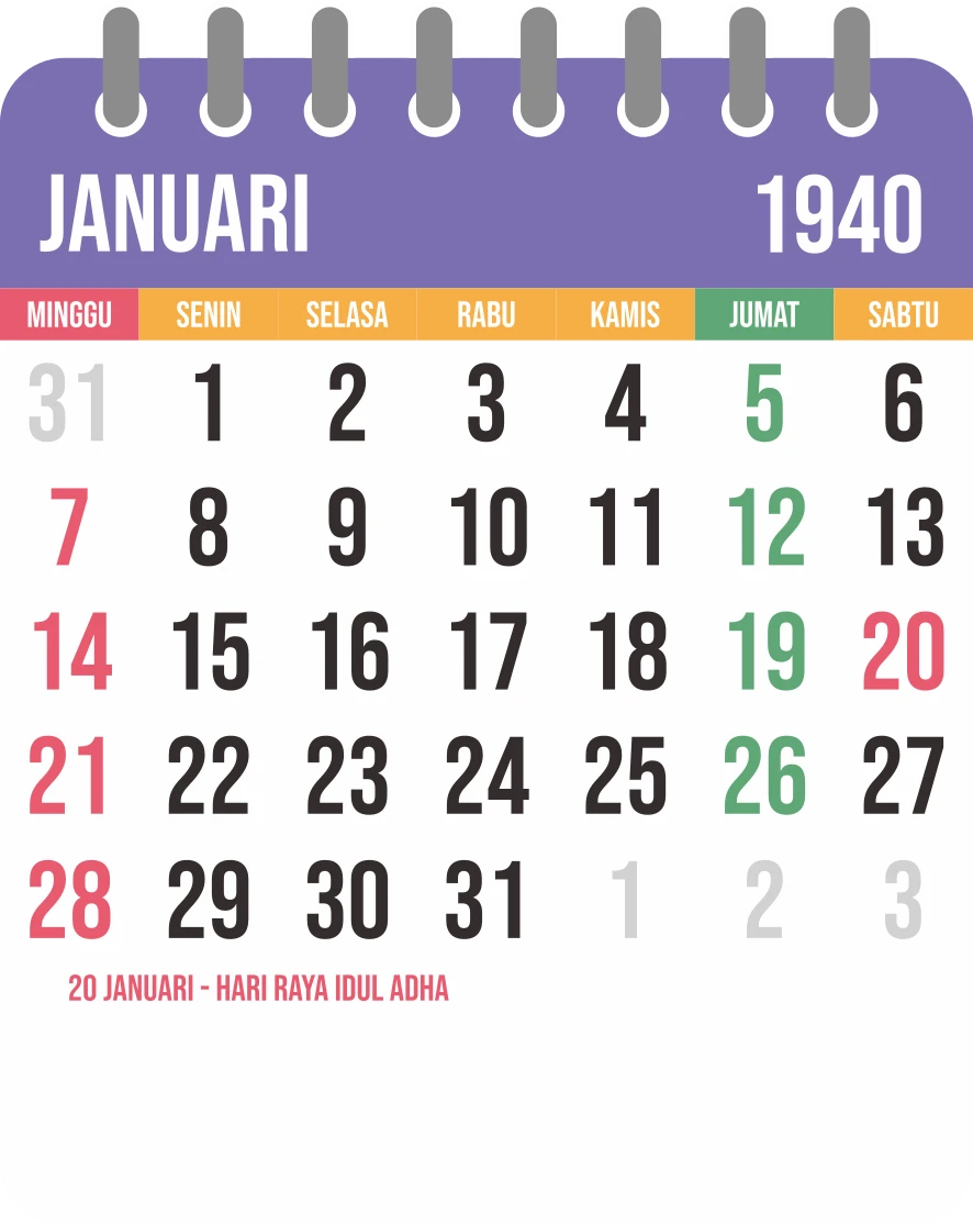 template-5 - Januari 1940