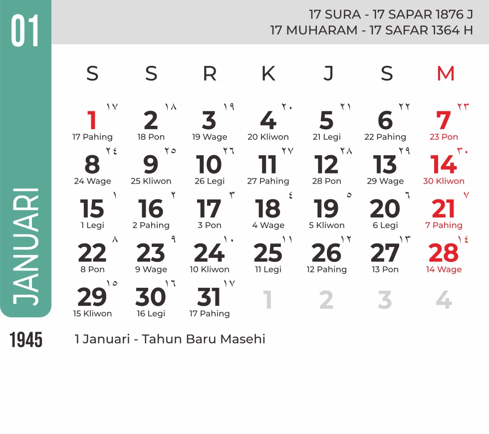 template-7 - Januari 1945