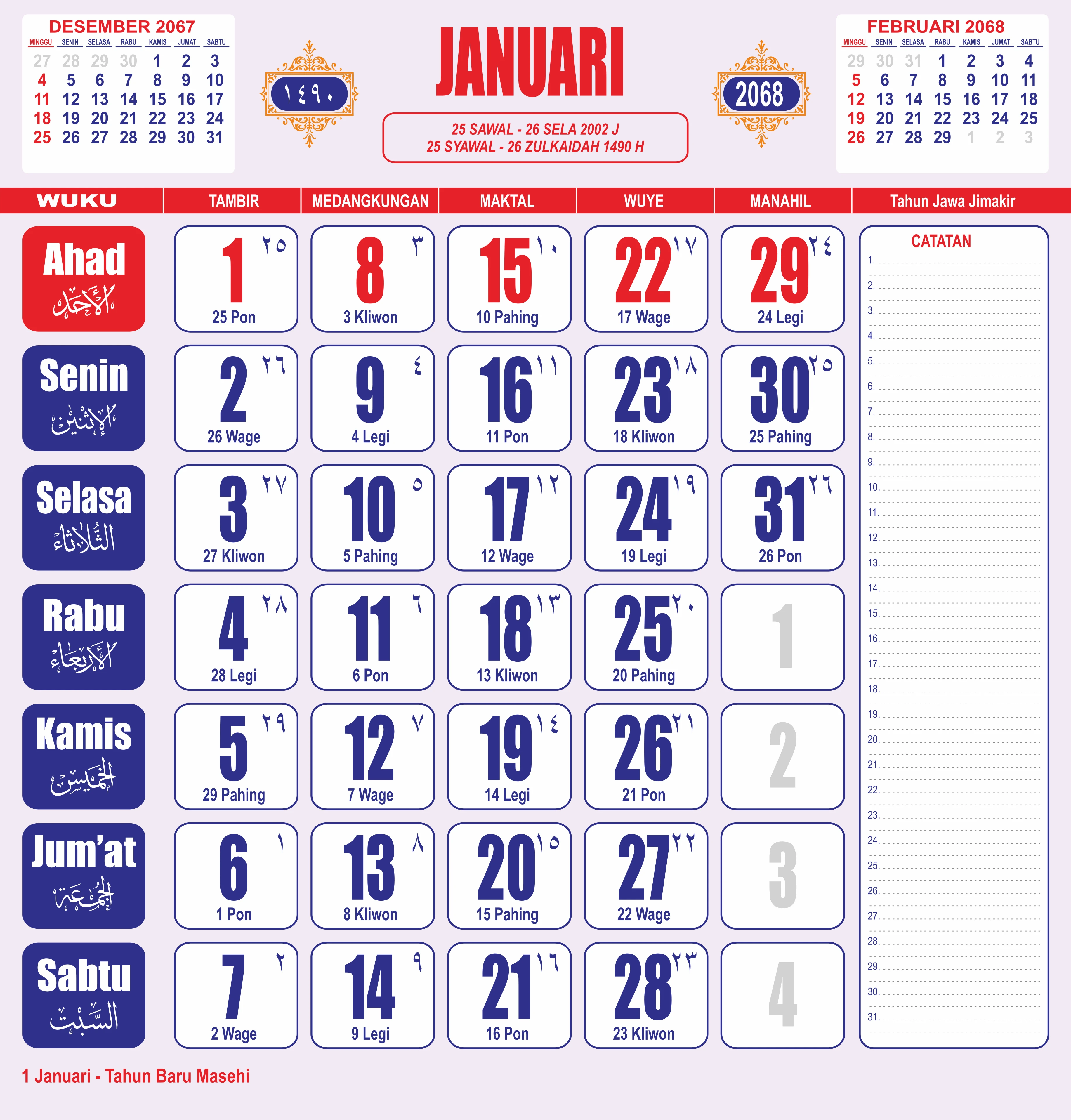 template-4 - Januari 2068