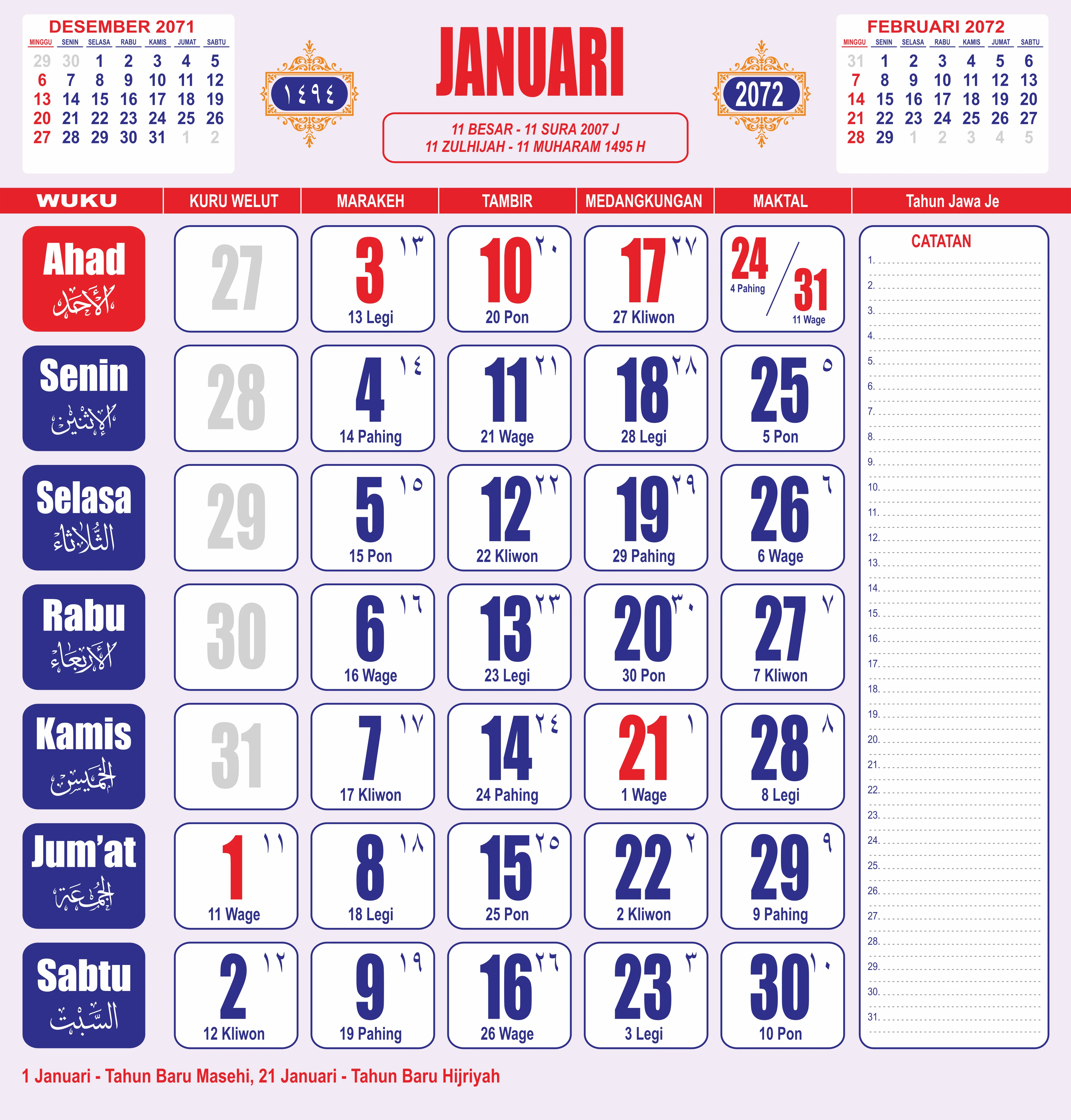 template-4 - Januari 2072