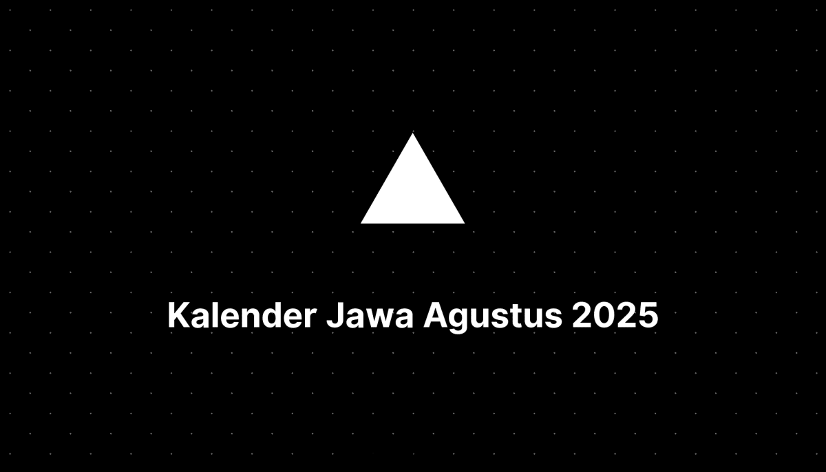 agustus 2025 kalender jawa 